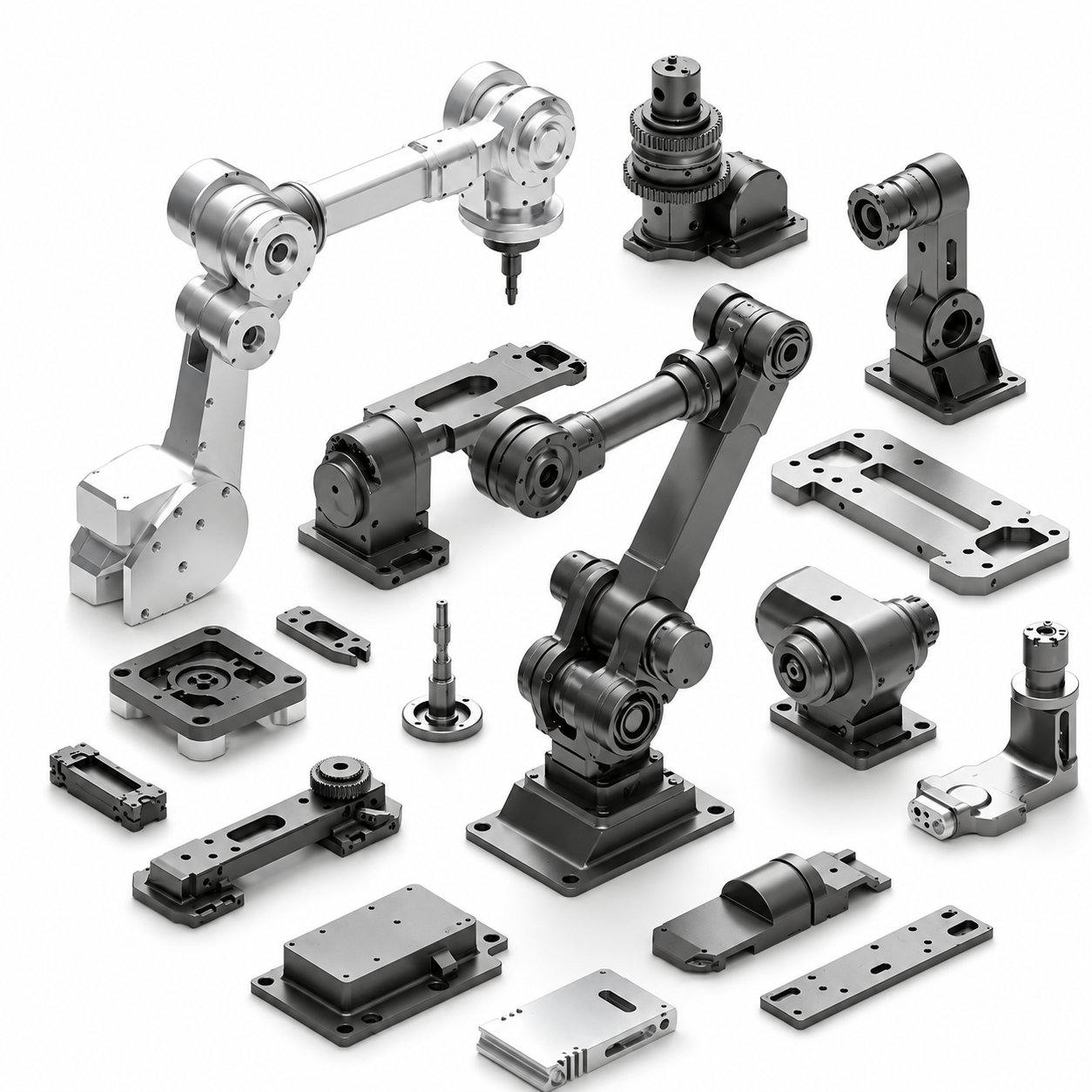 industrial robot joints, robotic arm brackets