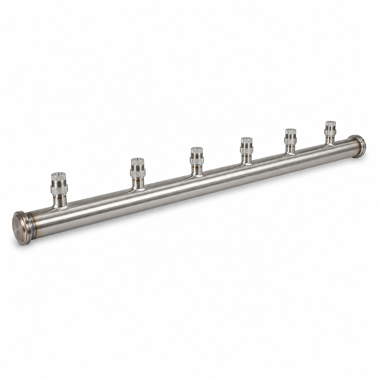 stainless steel multi port manifold tube precision welded assembly