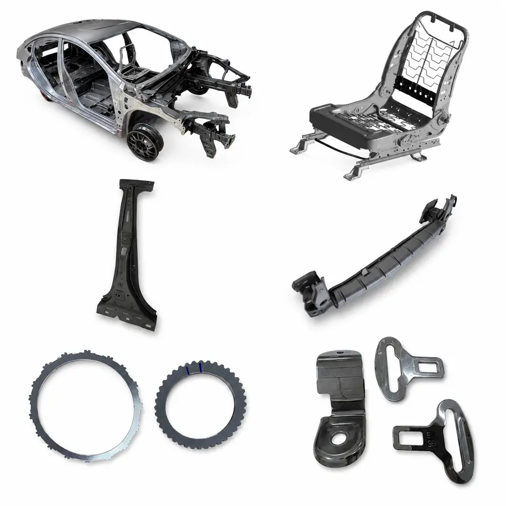 Automotive stamped metal components